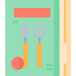 libro de cocina icono