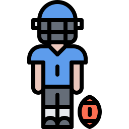 American football player icon