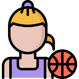 joueur de basketball Icône