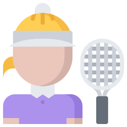 tennis speler icoon