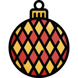 Christmas ball icon