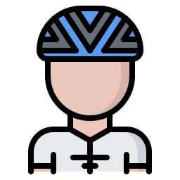 ciclista icona