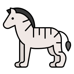 Зебра иконка