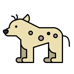 hiena Ícone