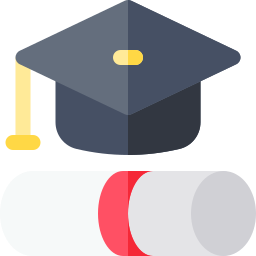 graduación icono