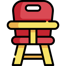 Baby chair icon