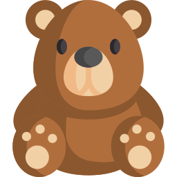 urso de brinquedo Ícone