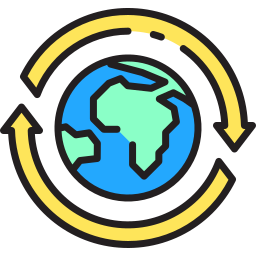 Earth rotation icon