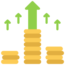 Income chart icon