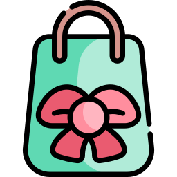 Christmas bag icon