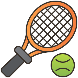 Tennis equipment icon