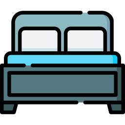 Double bed icon