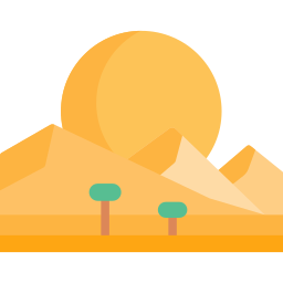 deserto Ícone