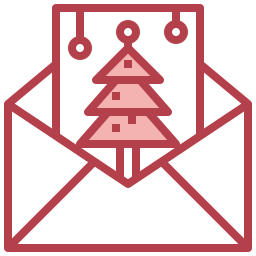 Christmas card icon