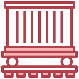 Freight wagon icon