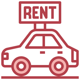 Car rental icon