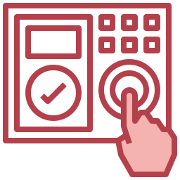 digitalização de impressões digitais Ícone