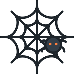 Spider web icon