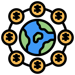globale wirtschaft icon