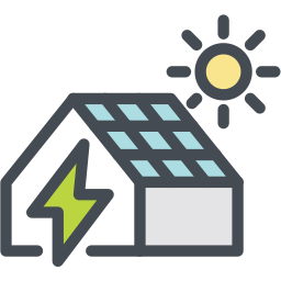 słoneczny dom ikona