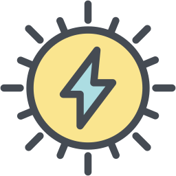 Solar energy icon