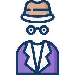 Invisible man icon