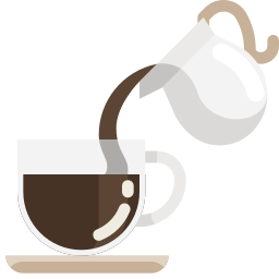 Hot coffee icon