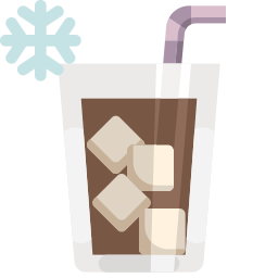 cafe frio icono
