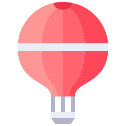 balão de ar quente Ícone