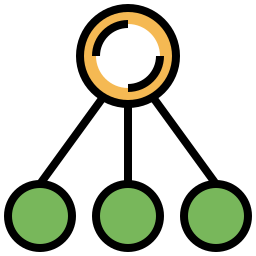 Radial list icon