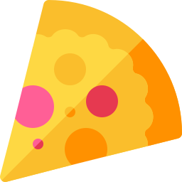 porción de pizza icono