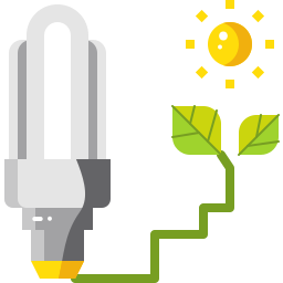 Eco energy icon