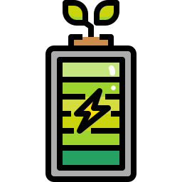 Eco battery icon