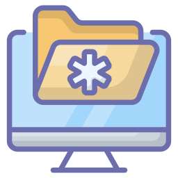 Medical folder icon