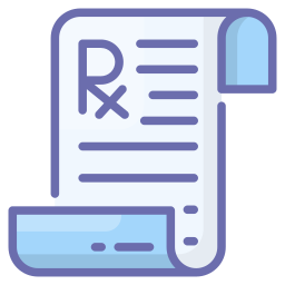 Medical prescription icon