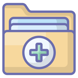 Medical folder icon