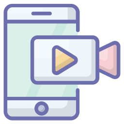 mobiles video icon
