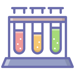 Test tubes icon