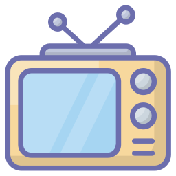televisore d'epoca icona