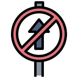 vietato l'accesso icona