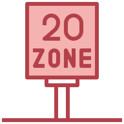 Speed limit icon