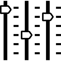 Музыкальный контроллер эквалайзера иконка