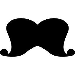 bigote grande icono