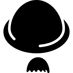 Hat and moustache icon