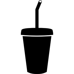 Drink with straw icon
