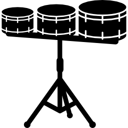 Snare drums with stand icon