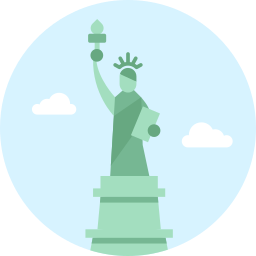 estatua de la libertad icono