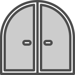 porta dupla Ícone