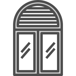 podwójne drzwi ikona