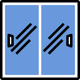 Sliding door icon